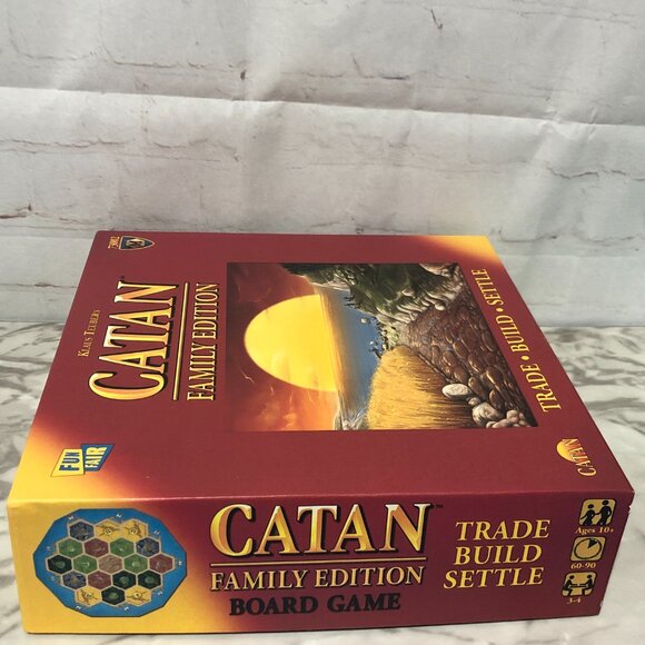 Klaus Teuber’s Catan Family Edition Complete Board Game Trade Build Settle - Picture 3 of 8